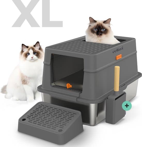 Cellavi Kattenbak RVS